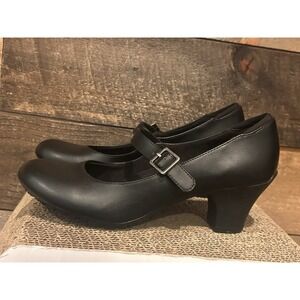 Classic Black Mary Jane Heels - Women's Dress Pumps